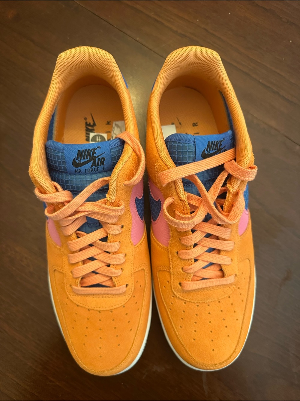 Nike Low-Top Sneakers in Orange, Pink & Blue
